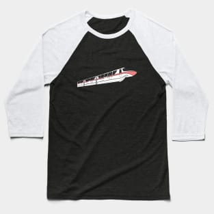 Coral Monorail Line II Baseball T-Shirt